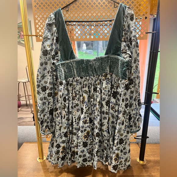 Free People Marsha Cocquette 1960s Mini Dress Size XL - Picture 4 of 8